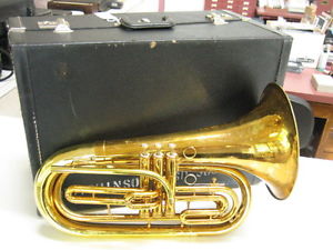 GOOD KING 1124 MARCHING BARITONE IN Bb with CASE & MOUTHPIECE
