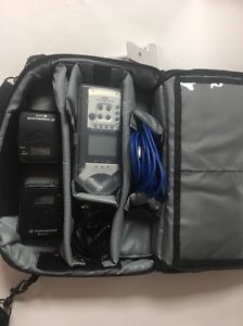 ZOOM H4n Handy Portable Recorder H4nSP Digital Audio Linear & Sennheiser Ew100