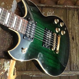 Yamaha SG-700s (1998, translucent green)