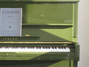 Klavier - Graugrün - Yamaha U1 - Baujahr: 1984 von REHA-PIANO-AURICH