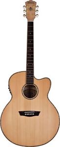 WASHBURN WJ45SCE GUITARE FOLK ELECTRO JUMBO NATURELLE