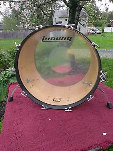 Ludwig Classic Blue & Olive Badge 6-Ply Maple 24