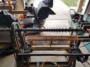 Custom Built Luthier's Gangsaw for production Fretboard slotting