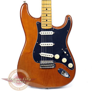 VINTAGE 1974 FENDER STRATOCASTER STRAT ELECTRIC GUITAR WALNUT FINISH