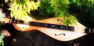Appalachian Mountain Dulcimer, One of a Kind, Curly Silver Maple,