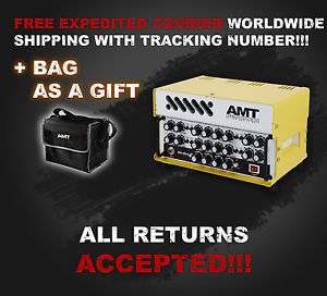 !ONLY FEW DAYS-PRICE! AMT Electronics STONEHEAD SH-50-4 50w HEAD AMPLIFIER + BAG