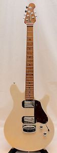 Ernie Ball Music Man Valentino Electric Guitar with Case - Buttermilk
