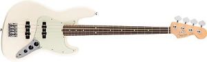 Fender American Pro Jazz Bass - Rosewood Fingerboard - Olympic White