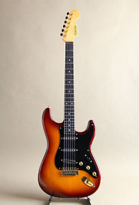 SCHECTER Custom Stratocaster Type Sunburst Used  w/ Hard case