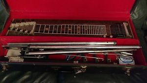 Vintage 1960s Emmons S10-3 Pedal Steel Guitar w/Case, 3 Pedals and Knee Lever