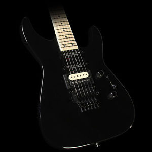 Used Jackson Custom Shop Soloist Electric Guitar Black with Oiled Neck