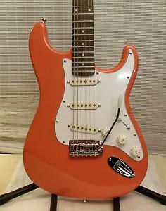 Stratocaster Fender 1964 Custom Built in Rare Real Tahtian Coral