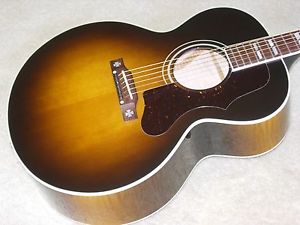 GIBSON J-185  New Vintage Acoustic/Electric Guitar - Vintage Sunburst - NEW!
