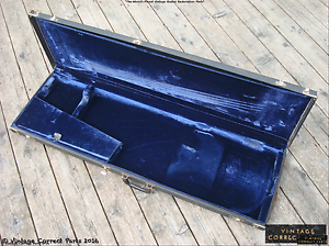 Vintage 1962 1963 Fender Precision Bass P-Bass Case NO LOGO Blue Lined Export !!