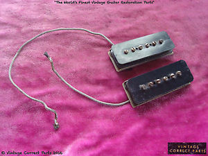 Vintage 1950s Gibson P-90 P90 Pickup Soapbar Set Les Paul Standard Goldtop 1959