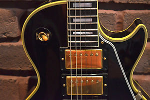 NOS Gibson Les Paul LP '57 Custom Electric Guitar Black Beauty Gold Hdwre RG25.5