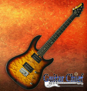 Brian Moore I-2000 iM Electric Guitar Flame Maple Vintage Sunburst, XLNT CONDITN