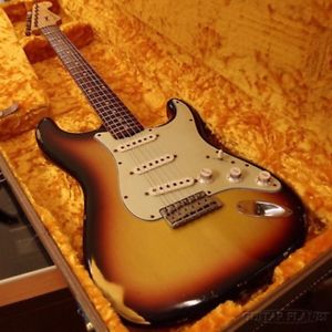 Fender Custom Shop 1960 Stratocaster Relic -3Color Sunburst-2001 FROM JAPAN/512