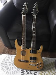 Kramer Double Neck Doubleneck Guitar Acoustic Piezo