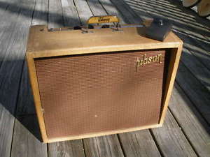 1959 Gibson Explorer GA-18 Tweed amp with booklet and serviced