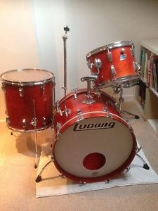 Vintage Ludwig 4 piece drum kit