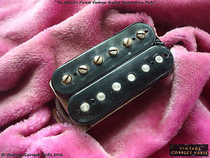 Vintage Gibson PATENT STICKER PAF Pickup 7.86k HOT humbucker 1959 Les Paul Burst