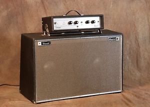 VIntage Standel Imperial Bass Amplifier Model S110B, JBL D131F 12" Speaker Pair