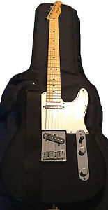 2011 Fender Standard (Mex) Telecaster / Tele, Black, Maple Neck, w/Case, Strap