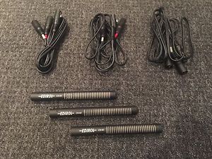 3 x Edirol CS-50 Shotgun/Pencil Microphones