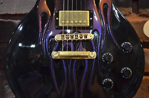 VGC Gibson Les Paul Carved Flame Chameleon Model Electric Guitar RG13