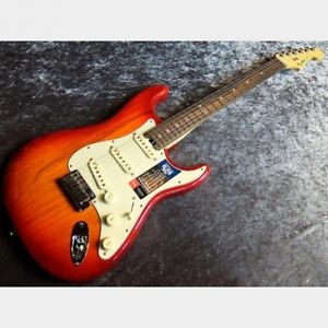 Fender USA American Elite Stratocaster ASH Aged Cherry Sunburst #16063870/512