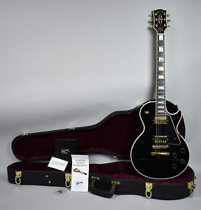 2001 Gibson Les Paul Custom "Custom Shop" Black Beauty Electric Guitar w/OHSC