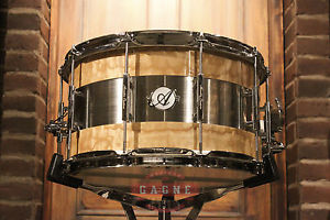 Acoutin Custom Leonova 8x14 Tamo Ash/Brushed Stainless Snare Drum - New!