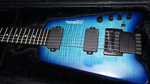 Steinberger Synapse TranScale ST-2FPA Guitar with Hard Case, Trans. Blue
