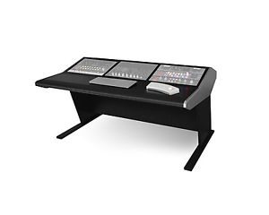 Sterling Modular Multi-Station | 3 Bay Studio Desk | Brushed Aluminum Trim