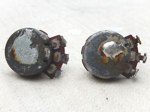 1950 Fender Broadcaster Pots - Stackpole - 304021