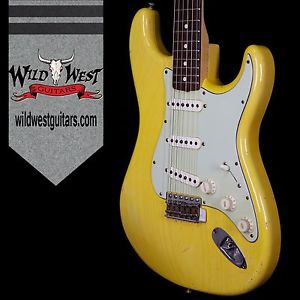 Fender Custom Shop Masterbuilt 1961 Stratocaster Graffiti Yellow by Dale Wildson