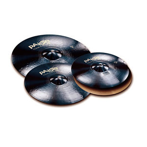 Paiste Color Sound 900 Black 4 Pc Universal Cymbal Set/Free Cymbal Bag-Sticks