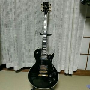Used! ESP Japan -Edwards- Les Paul Custom Guitar Black E-LP-105CD Seymour Duncan