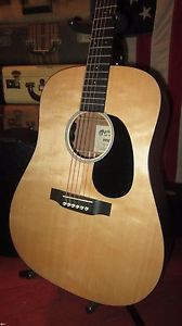 2015 Martin Road Series DRSGT Acoustic Electric Guitar Natural w/ Case Nice!