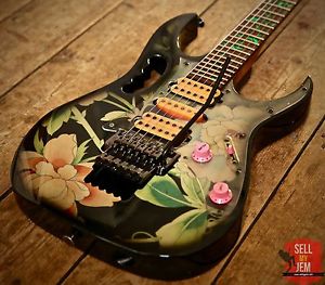Exceptional Condition Ibanez Jem 1991 77FP Floral Pattern + Hardcore