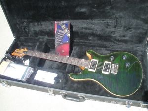 2010 Paul Reed Smith Custom 24 - 10 Top - Dark Green - Birds - WOW!
