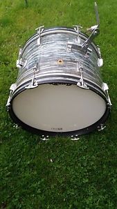 Vintage 60's Ludwig 20" Blue Oyster Pearl Bass Drum