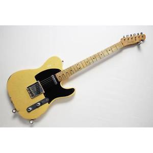 Fender Mexico Roadworn 50s Telecaster Relic Yellow E-Guitar Free Shipping