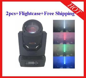 2pcs 350W 17R Sharpy Beam Moving Head DJ Stage Light Flight Case Free Shipping