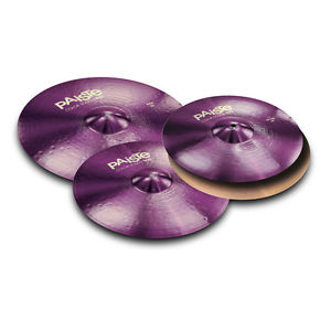 Paiste Color Sound 900 Purple 4 Pc Universal Cymbal Set/Free Cymbal Bag-Sticks