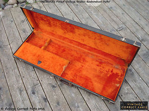 Vintage 1963 Fender Stratocaster Black Case Jazzmaster NO LOGO 1964 1962 CLEAN!!