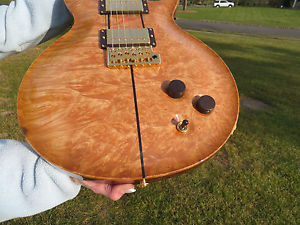 Prs Private Stock Santana 3 One Piece Burl Maple Top Rosewood Neck Gold Birds