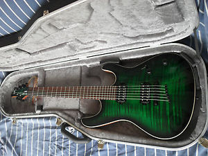 Mayones Setius GTM6 electric guitar - Transparent Dirty Green gloss