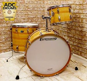 Vintage 1970s Ludwig Super Classic Drum Kit Butcher's Block Cortex (13/16/22)